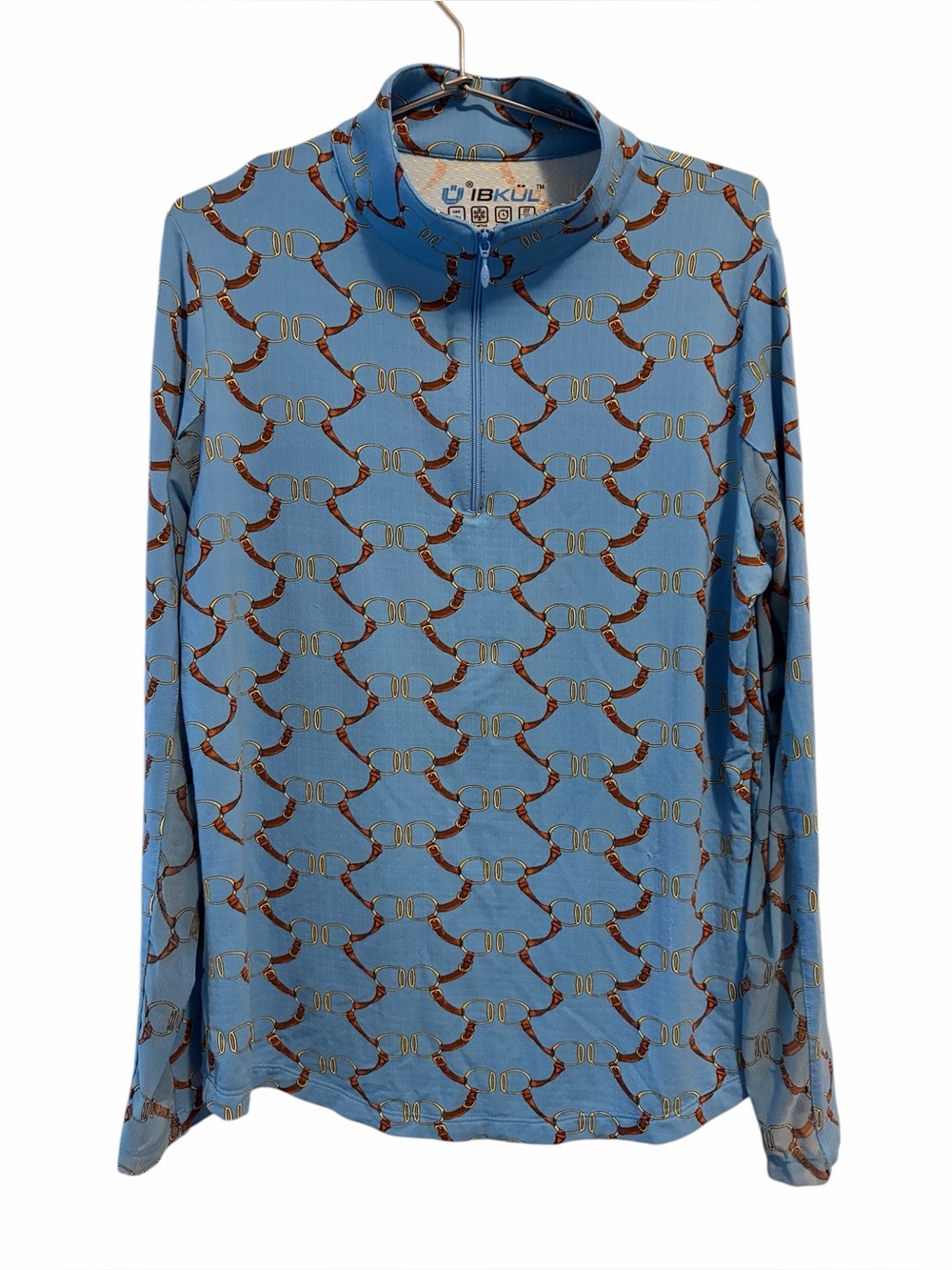 IBKUL Long Sleeve Zip Mock Neck Shirt
Belmont Blue - Picture 2 of 7